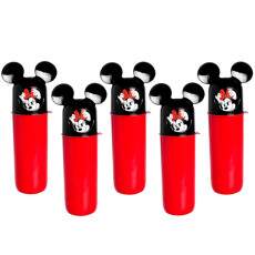 Kit 5 Lembranas Orelha Pote Minnie Multiuso Festa Infantil