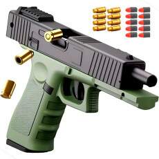 Pistola Arma De Brinquedo Dardos Projeteis Glock Realista