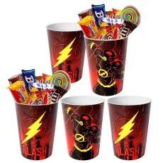 Kit 5 Copos para Festa Infantil e Decora��o Lembran�a Flash