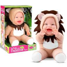 Boneca de Le�zinho Babilina Planet Beb� com Roupa de Le�o