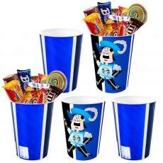 5 Copos Gr�mio Festa infantil Anivers�rio Sacola Surpresa