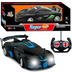 Carro de Controle Remoto Infantil Bugatti com Farol Preto