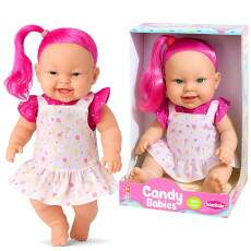 Boneca Candy Babies Sorvete Ice Cream Cabelo Rosa Xuxinha na Caixa Original Bambola
