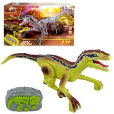 Dinossauro de Brinquedo Anda Sons e Recarreg�vel de Controle