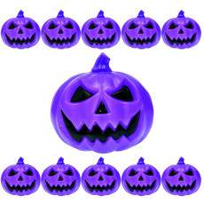 10 Mini Ab�bora Roxa Dia das Bruxas Festa Halloween Lembrancinha e Decora��o