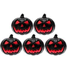 5 Mini Ab�boras Preta Dia das Bruxas Festa Halloween Lembrancinha e Atacado