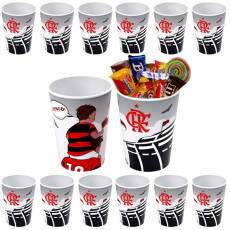 10 Copos Flamengo festa Infantil Lembrancinha Sacola Surpresa Anivers�rio