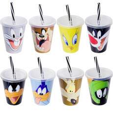 20 Copos Looney Tunes Lembran�a Anivers�rio Sacola Surpresa