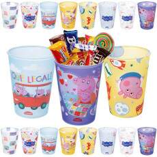 20 Copos Peppa Pig p/ Festa Infantil Decora��o Lembrancinhas Sacolinha Surpresa
