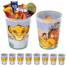 20 Copos Rei Le�o para Festa Infantil Decora��o Lembrancinha Sacola de Doces Surpresa