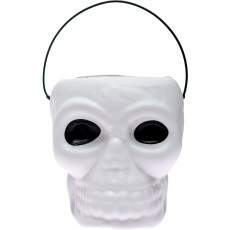 Caveira Branca com Al�a Porta Doces Festa de Dia das Bruxas Halloween