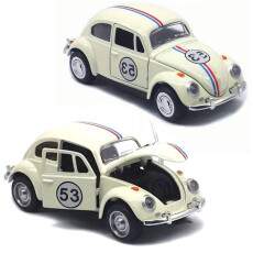 2 Fuscas de Ferro Herbie Cl�ssico Fric��o Abre Portas e Cap�