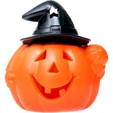 Ab�bora Laranja Bruxinha Decora��o de Festa Halloween Bruxas