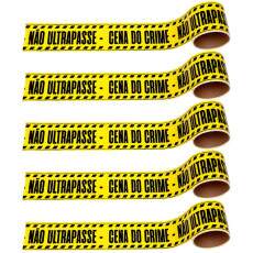 5 Faixas Decora��o Halloween Festa Interdi��o Cena de Crime