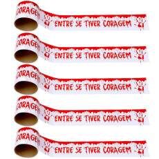 5 Faixas Decora��o Vermelha com Sangue Halloween Festa