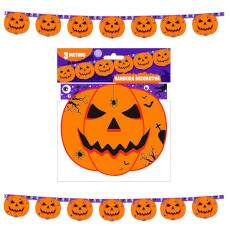 Bandeirinha Ab�bora Enfeite Decora��o Festa Bruxas 3 Metros