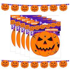Bandeirinha Ab�bora Enfeite Decora��o Festa Bruxas 15 Metros