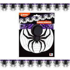 Bandeirinha Aranha Enfeite Decora��o Festa Bruxas 6 Metros Varal