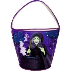 Bolsinha de Tecido Pedir Doce Bruxinha Halloween dia Bruxas