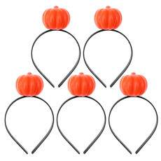 5 Tiara de Ab�bora Fantasia dia Bruxas Halloween Infantil