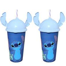 2 Copos com Orelhas Lilo Stitch 500ml Original Disney