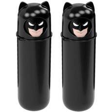 2 Box Multiuso Girat�rio Estampa Batman para objetos Escova