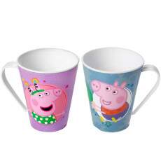 2 Canecas Infantil da Peppa 360ml Estampa Sortida Plas�til