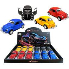 Caixa 12 Fuscas Cl�ssicos de Ferro 1:32 Atacado e Revenda