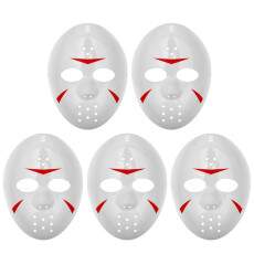 5 M�scaras de hockey Jason Fantasia Festa Halloween Carnaval