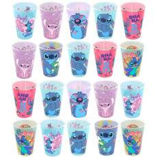 20 Copos Estampa do Stitch 320ml Infantil para Base de Ovo de P�scoa Caseiro