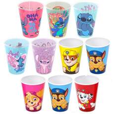 10 Copos Patrulha Canina e Stitch Infantil para Base de Ovo e P�scoa Caseiro e Kit de Chocolates