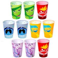 10 Copos Sentimentos Divertida Mente para Base de Ovo e P�scoa Caseiro e Kit de Chocolates