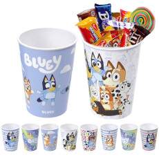 30 Copos p/ Festa Infantil Lembrancinha Decora��o Bluey Bingo