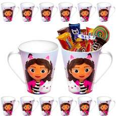 10 Canecas Casa M�gica Gabby Festa Infantil Lembrancinha