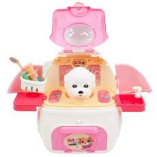 Kit Veterin�rio 2 em 1 Mochila com Cachorro e 10 Acess�rios