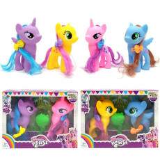 Cole��o com 4 Pequenos P�neis e Unic�rnios Fashion Horse