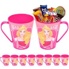 10 Copos Bela Adormecida Festa Lembrancinha Sacola Surpresa