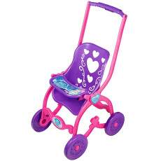 Carrinho de Boneca Princesas Rosa Carrinho Beb� de Brinquedo