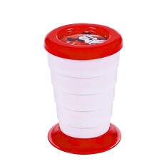 Copo Retr�til Encolhe 330ml Minnie Vermelho p/ Levar na Bolsa