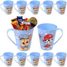 20 Canecas da Patrulha Canina Azul Lembrancinha Festa Infantil