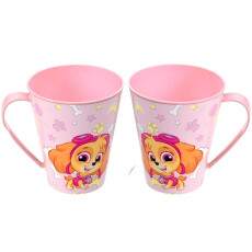 Caneca Patrulha Canina 360ml Rosa Original 2 Unidades