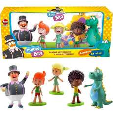 Cole��o com 5 Bonecos do Mundo Bita de Vinil Baby na Caixa