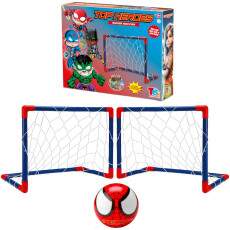Kit Golzinhos Infantil 2 Traves e Bolinha Aranha Spider