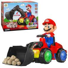 Super Trator Caminh�o Mairo Bate e Volta c/ Luzes Movimentos