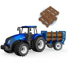 Trator de Agricultura New Holland de Tora Azul na Caixa