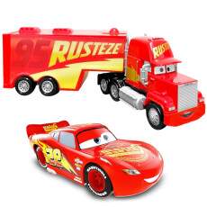 Carreta Mack 25cm e Carrinho Rel�mpago Mcqueen 13cm Carros