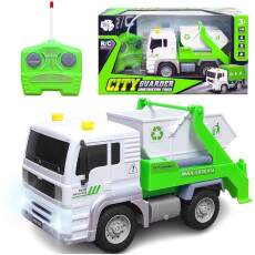 Carrinho Caminh�o de Lixo de Controle com Farol na Caixa