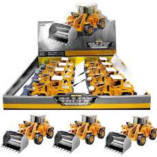 Caixa com 8 Tratores P� Carregadeira Atacado Lojista Festa