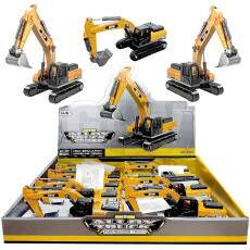 Caixa 8 M�quinas Trator Escavadeira Lembran�a Festa Atacado