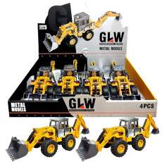 Caixa 4 Trator Retro Escavadeira Articulada Atacado Revenda